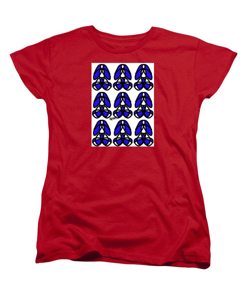 Bold Black And Blue  - Women's T-Shirt (Standard Fit)