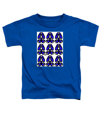 Bold Black And Blue  - Toddler T-Shirt