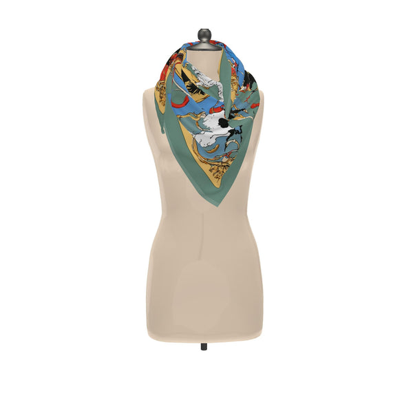 Scarf Wrap or Shawl With Dogs