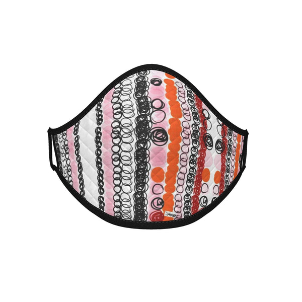 Face Masks, Organic Happy Stripes