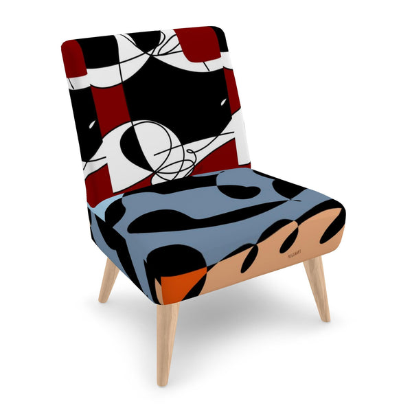 Two Abstract Images Occasional Chair