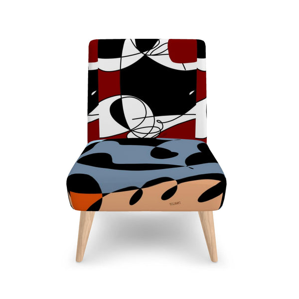 Two Abstract Images Occasional Chair