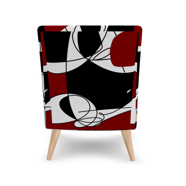 Two Abstract Images Occasional Chair
