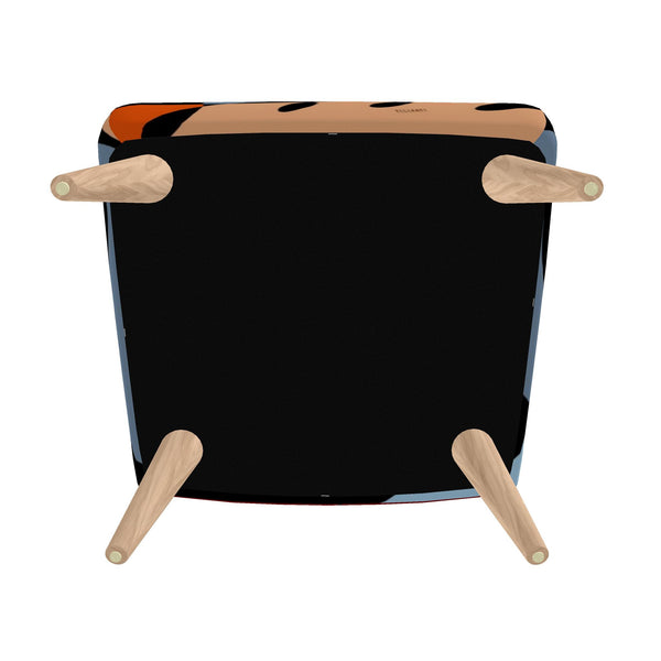 Two Abstract Images Occasional Chair