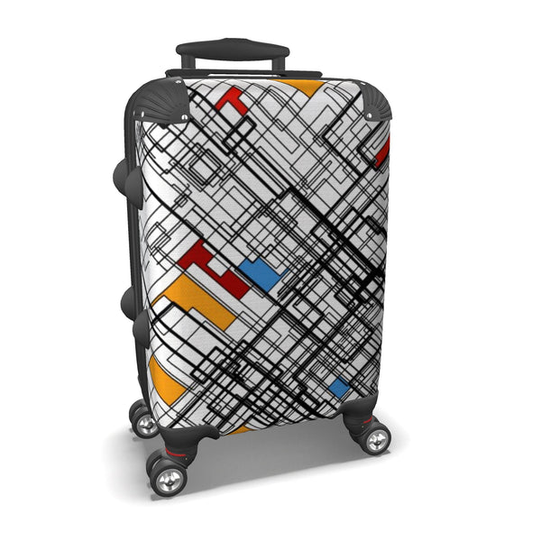 Elegant Geometric Design Luggage