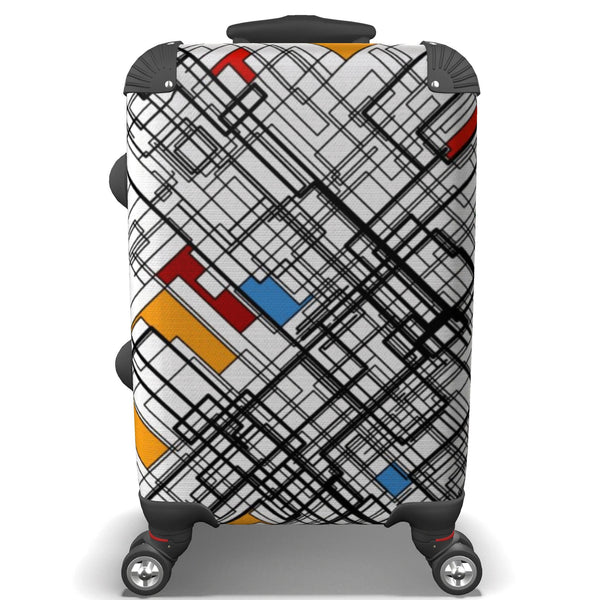 Elegant Geometric Design Luggage