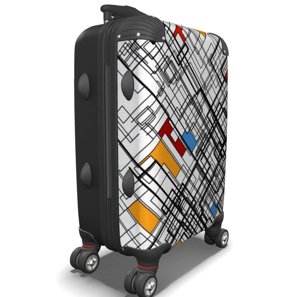 Elegant Geometric Design Luggage