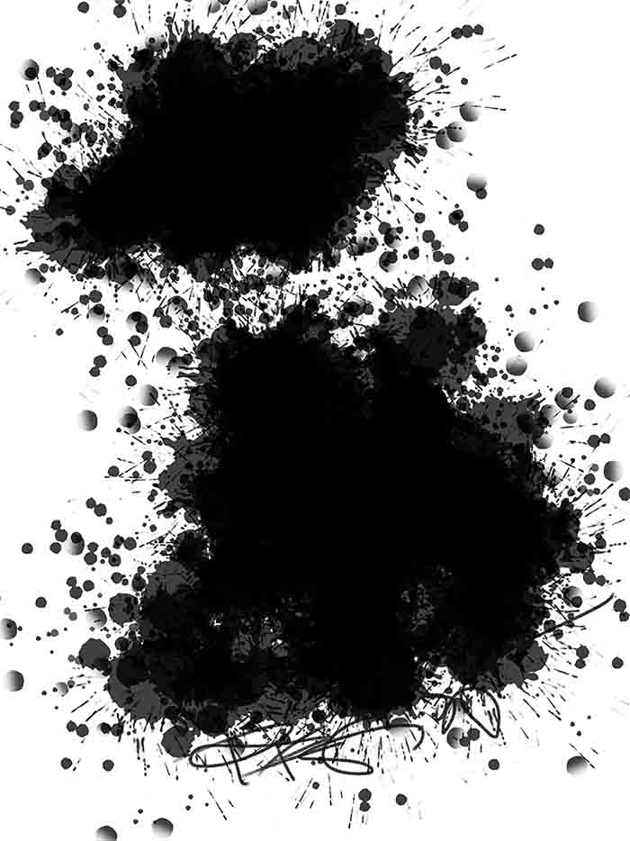 Art Black White Abstract Digital Download Artwork
