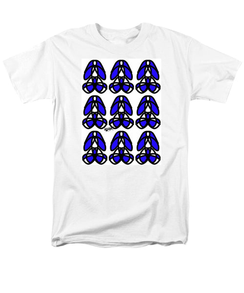 Bold Black And Blue  - Men's T-Shirt  (Regular Fit)