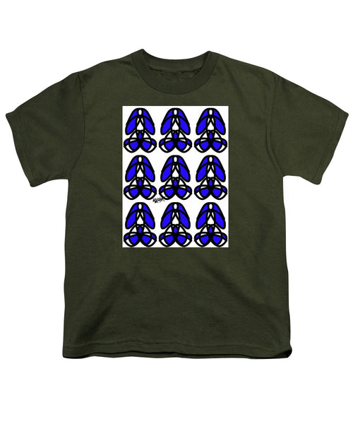 Bold Black And Blue  - Youth T-Shirt