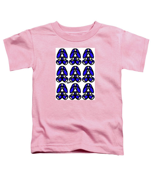 Bold Black And Blue  - Toddler T-Shirt