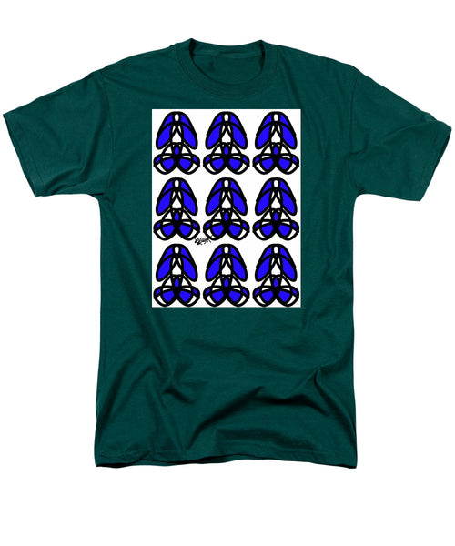 Bold Black And Blue  - Men's T-Shirt  (Regular Fit)