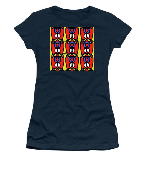Bright Bold Regiaart - Women's T-Shirt (Athletic Fit)