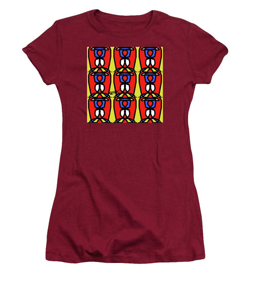Bright Bold Regiaart - Women's T-Shirt (Athletic Fit)