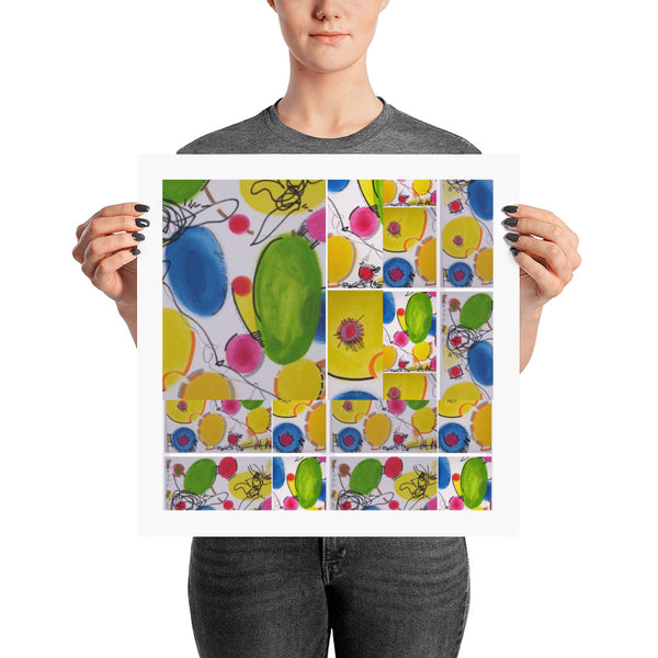 Colorful Abstract Art Print Poster - RegiaArt
