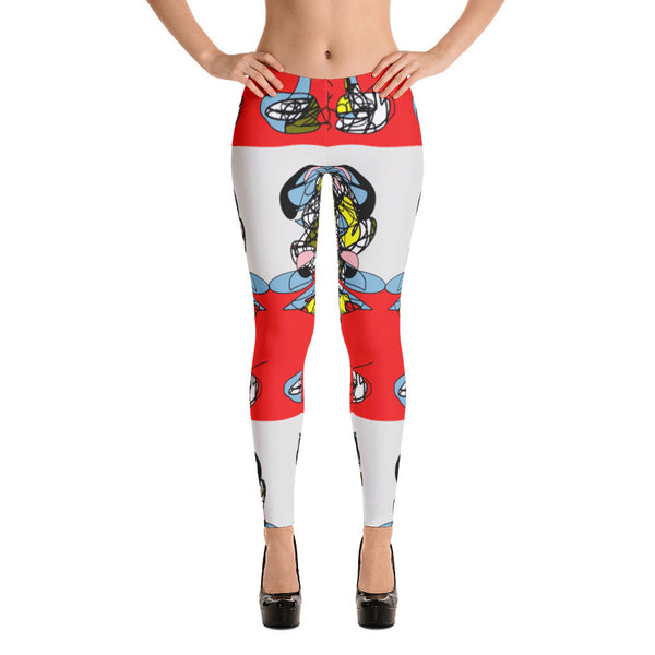 A Girl in the Red Sea - Leggings, spandex, polyester