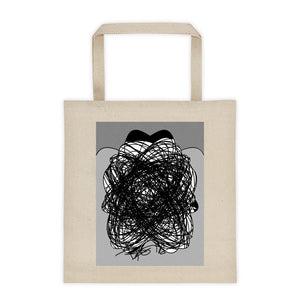 Black and Gray RegiaArt Design - Tote bag cotton canvas