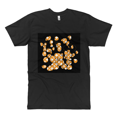 Bitcoin Black Unisex Fine Jersey Tall T-Shirt