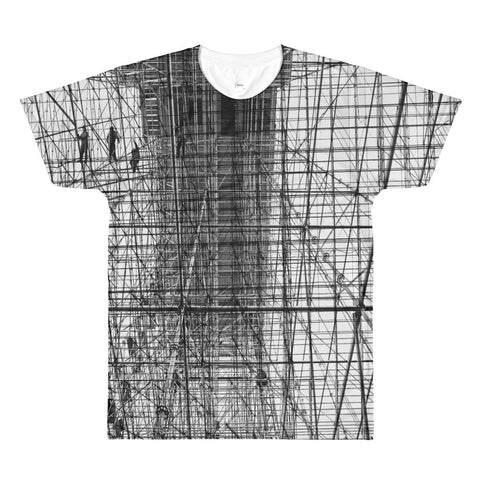 Scaffolding Art RegiaArt - Sublimation men’s crewneck t-shirt
