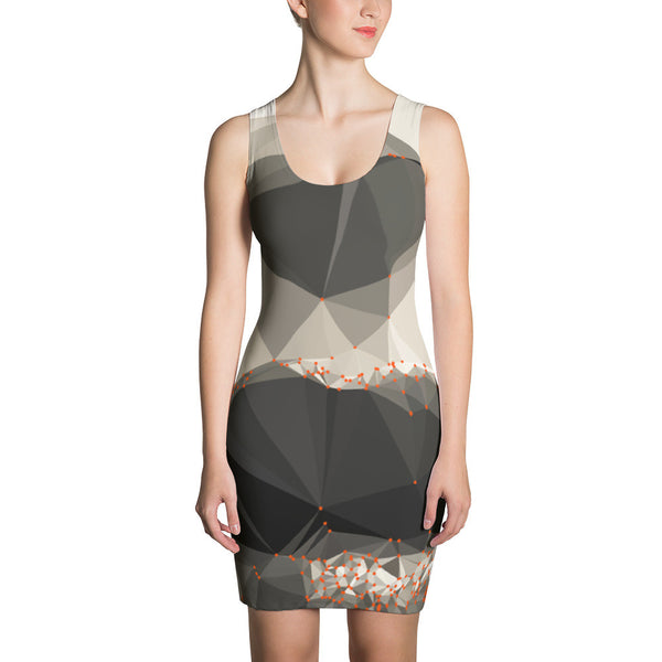 Smile Art Geometric RegiaArt - Sublimation Cut & Sew Dress