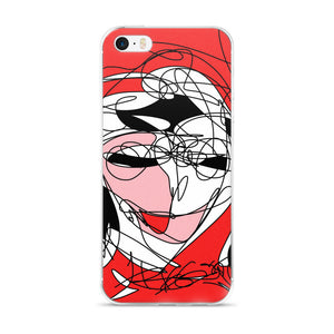 Abstract Face - iPhone 5/5s/Se, 6/6s, 6/6s Plus Case