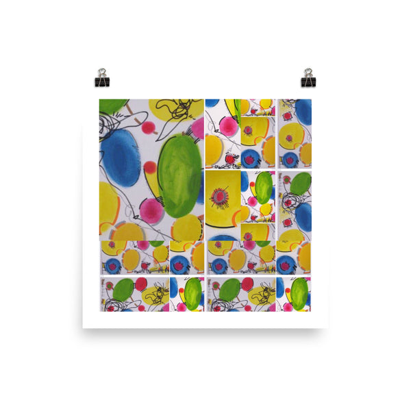Colorful Abstract Art Print Poster - RegiaArt