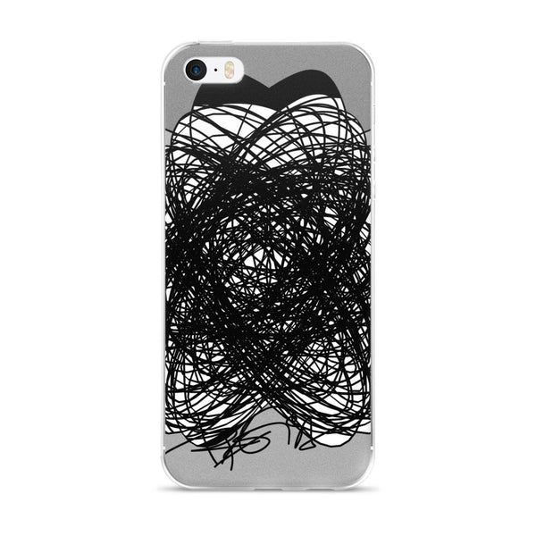 Black and Gray - iPhone 5/5s/Se, 6/6s, 6/6s Plus Case