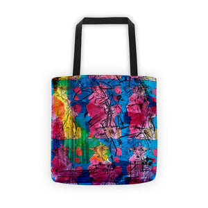 Abstract Nine Colorful RegiaArt  - Tote bag,