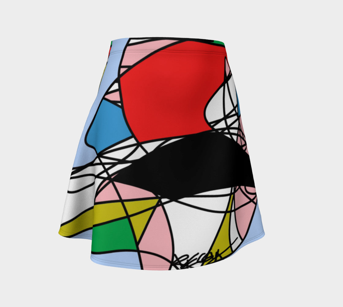 Friday Night, Geometric Colorful Skirt