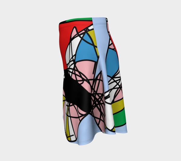 Friday Night, Geometric Colorful Skirt