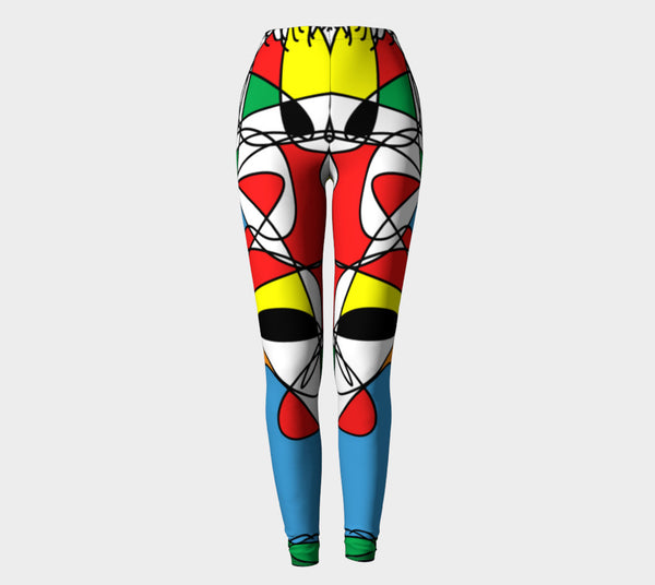 Happy Legging Colorful Design by RegiaArt