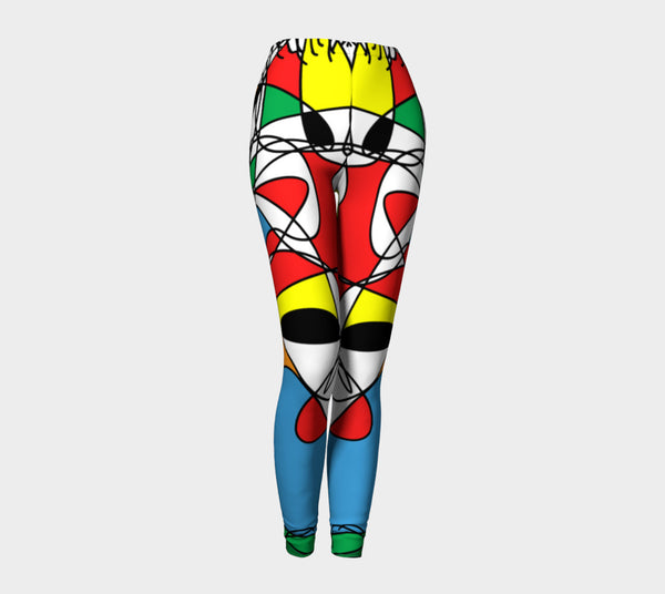Happy Legging Colorful Design by RegiaArt
